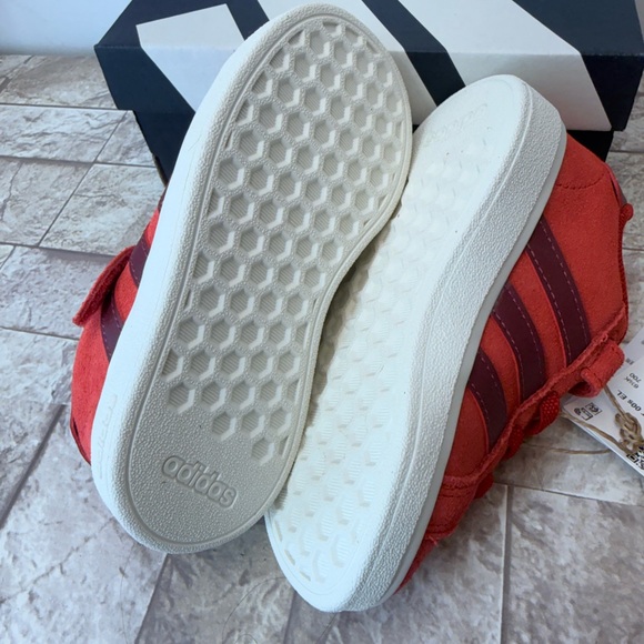 adidas Kids Red Sneakers - Picture 9 of 13